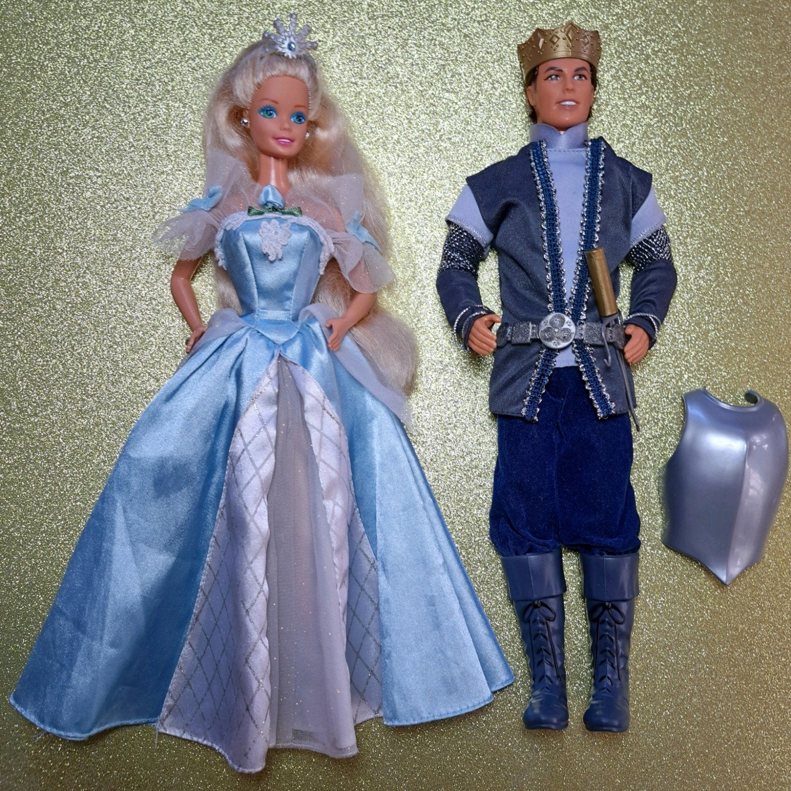 Mattel Barbie Fairytale Prinses Doornroosje en Prins Ken, Ophalen of Verzenden, Zo goed als nieuw, Fashion Doll