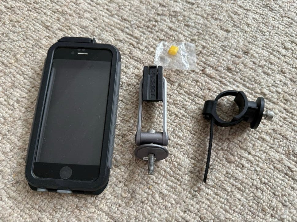 Topeak Weatherproof Ridecase met Mount voor iPhone 6, Ophalen of Verzenden, Zo goed als nieuw