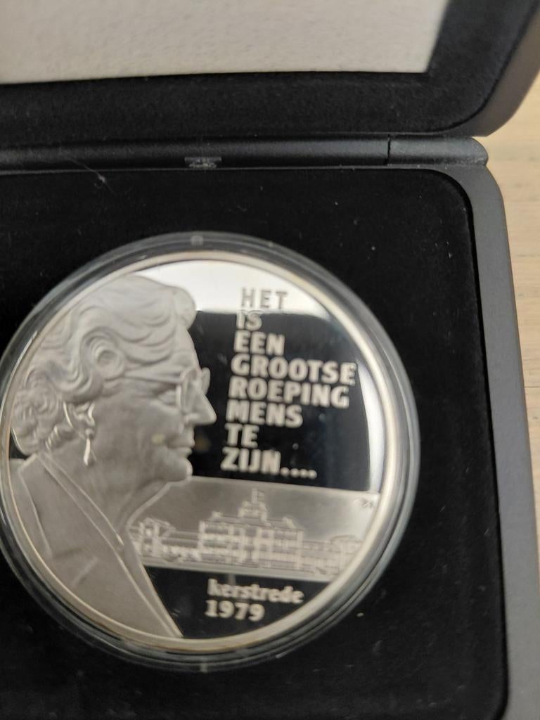 Prinses Juliana Penning 1989 - Zilver 925/1000, Koningin Juliana, Zilver, Losse munt, Overige waardes