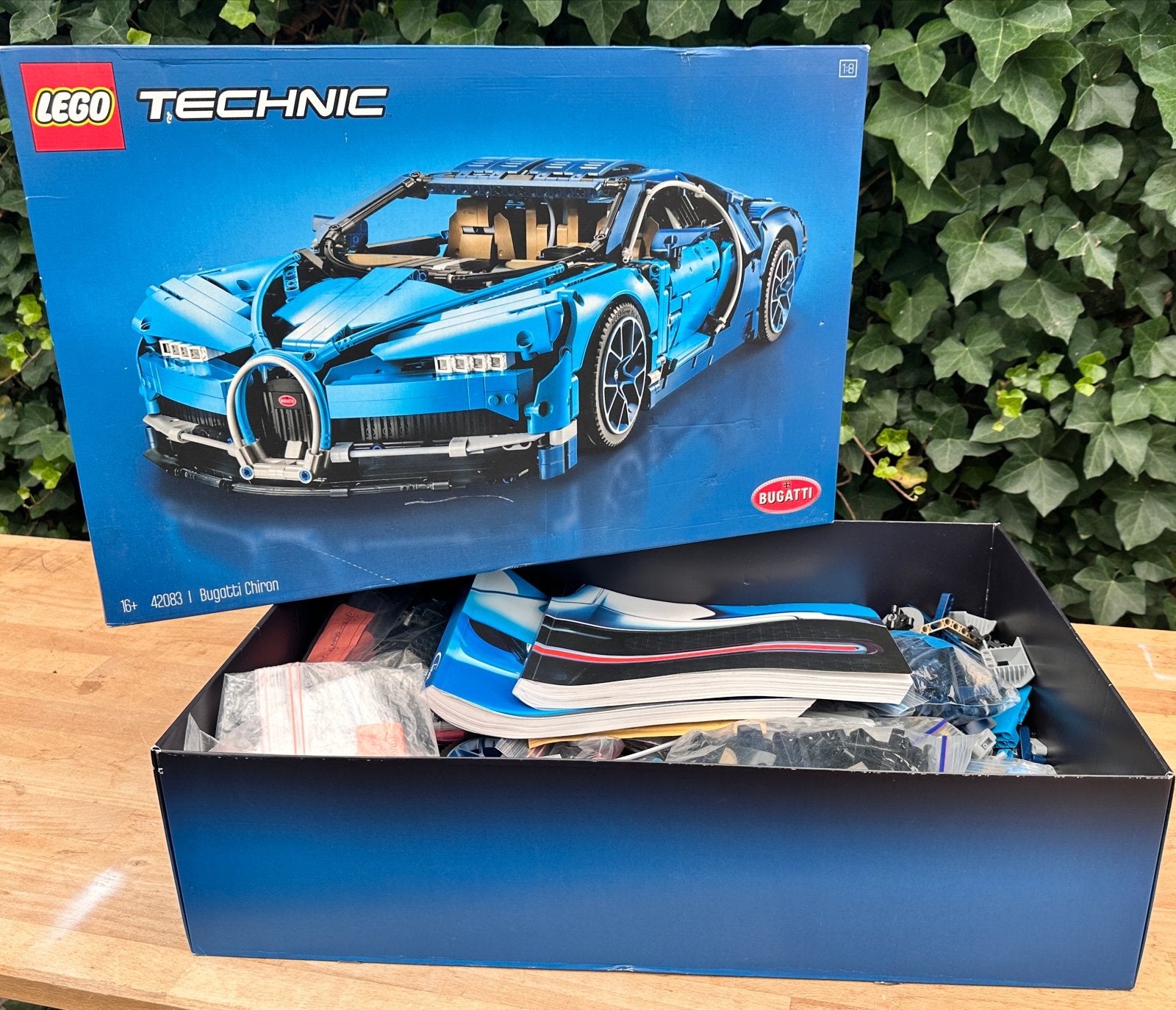 LEGO Technic 42083 Bugatti Chiron, Verzenden, Zo goed als nieuw, Overige merken