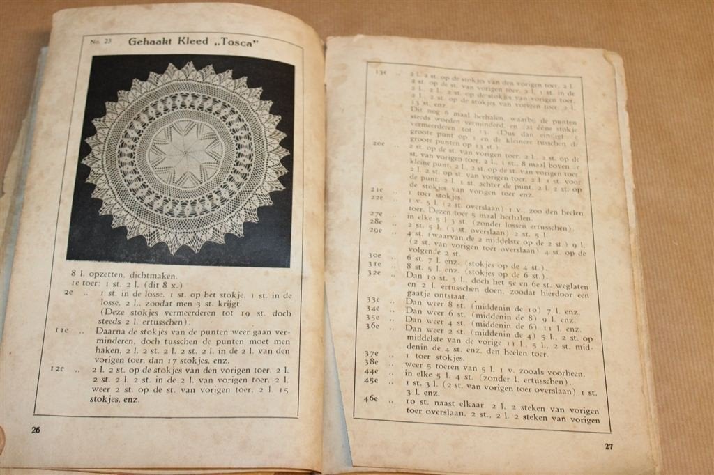 Haak en Breipatronen — 100 Patronen Handwerk 1900, Ophalen of Verzenden, Gelezen, Borduren en Naaien