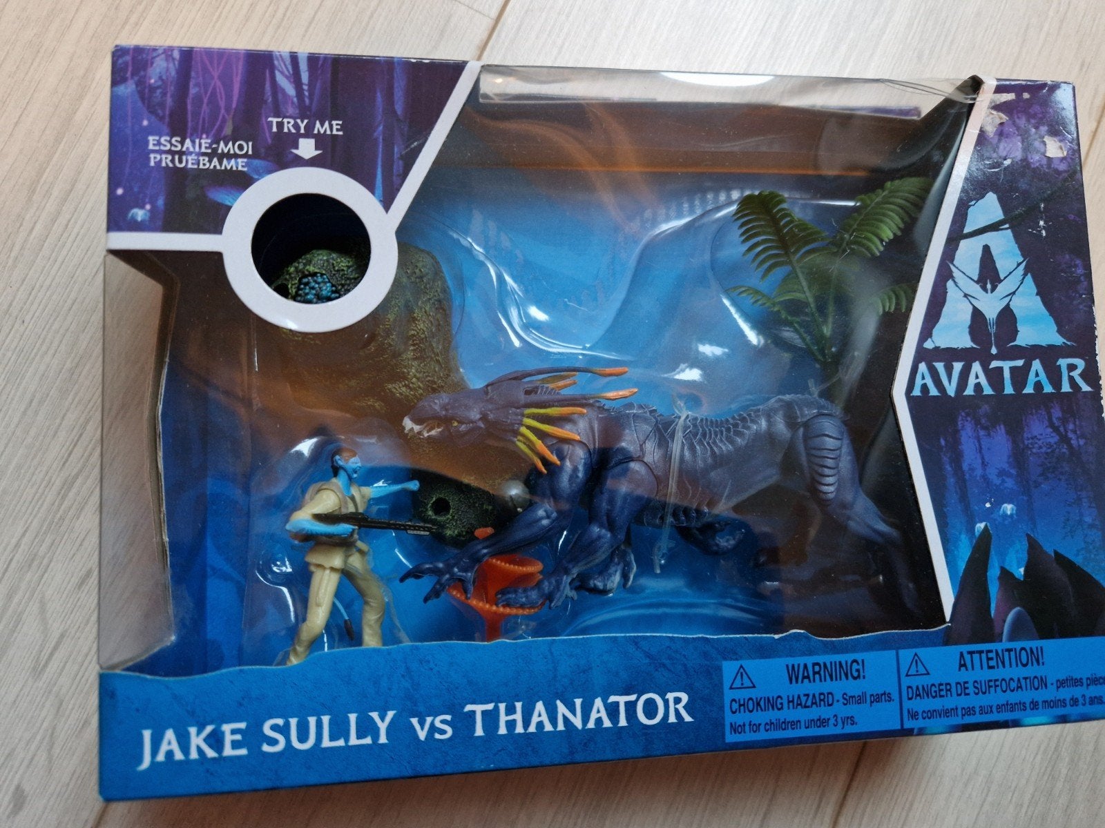 mcfarlane toys jake sully vs thanator avatar toy toys in box, Ophalen of Verzenden, Actiefiguur of Pop
