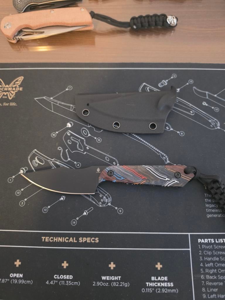 Kizer harpoon g-mascus scales 3V incl lanyard, Ophalen of Verzenden, Nieuw