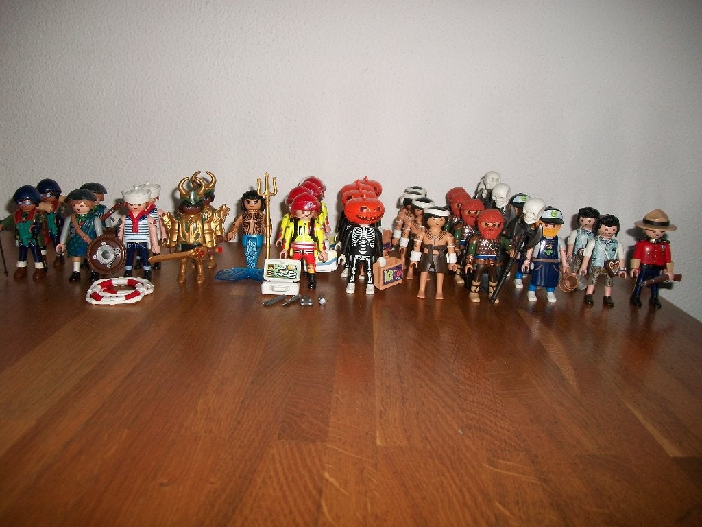 Serie 28 Figures Maori / barbaar / hiker / violiste / Schot, Kinderen en Baby's, Speelgoed | Playmobil, Nieuw, Complete set, Ophalen of Verzenden