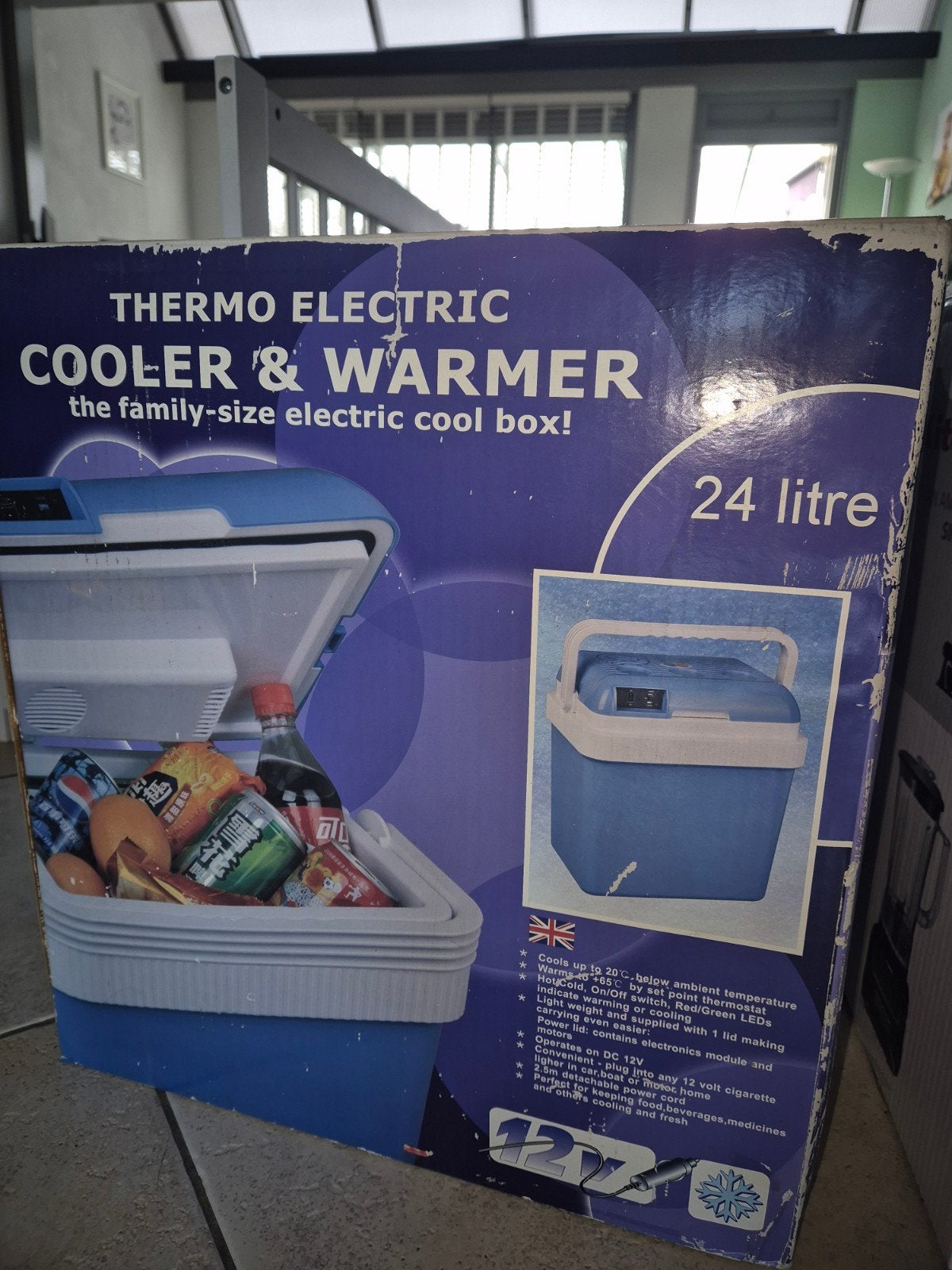 Thermo Elektrische Koelbox & Warmer - 24 Liter, Ophalen of Verzenden, Gebruikt, Koelbox, Elektrisch