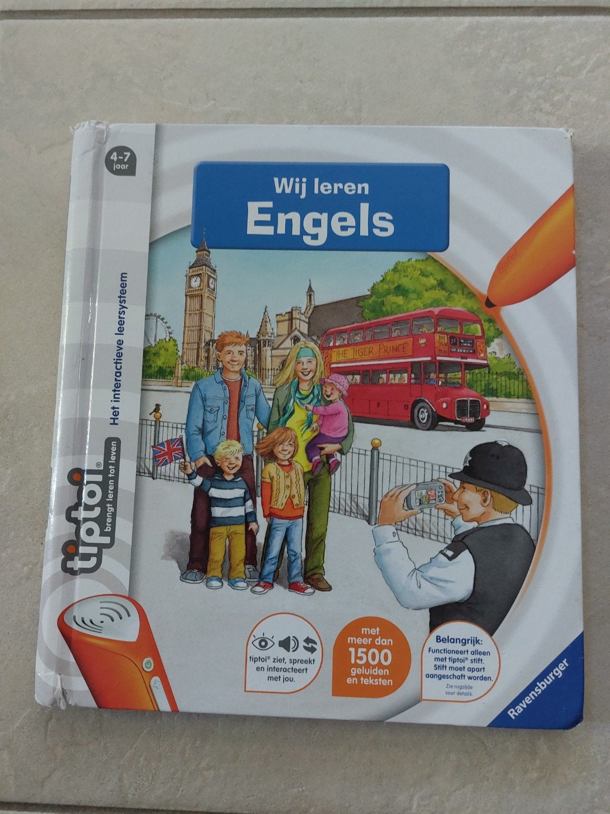 Tiptoi boek Wij leren engels Zie omschrijving, Ophalen of Verzenden