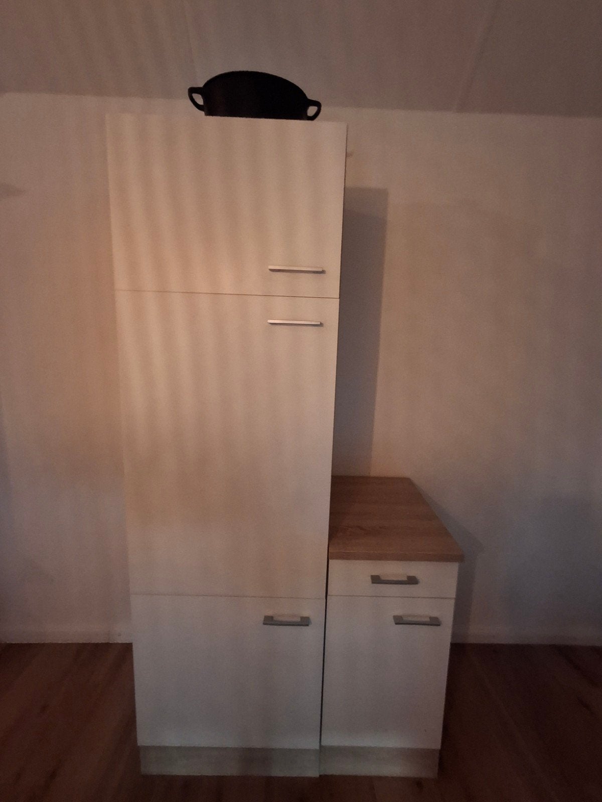 Flex-Well Keukenkasten: Onderkast en Hoge Apparaatkast, Huis en Inrichting, Ophalen, Wit, 50 tot 100 cm, Zo goed als nieuw