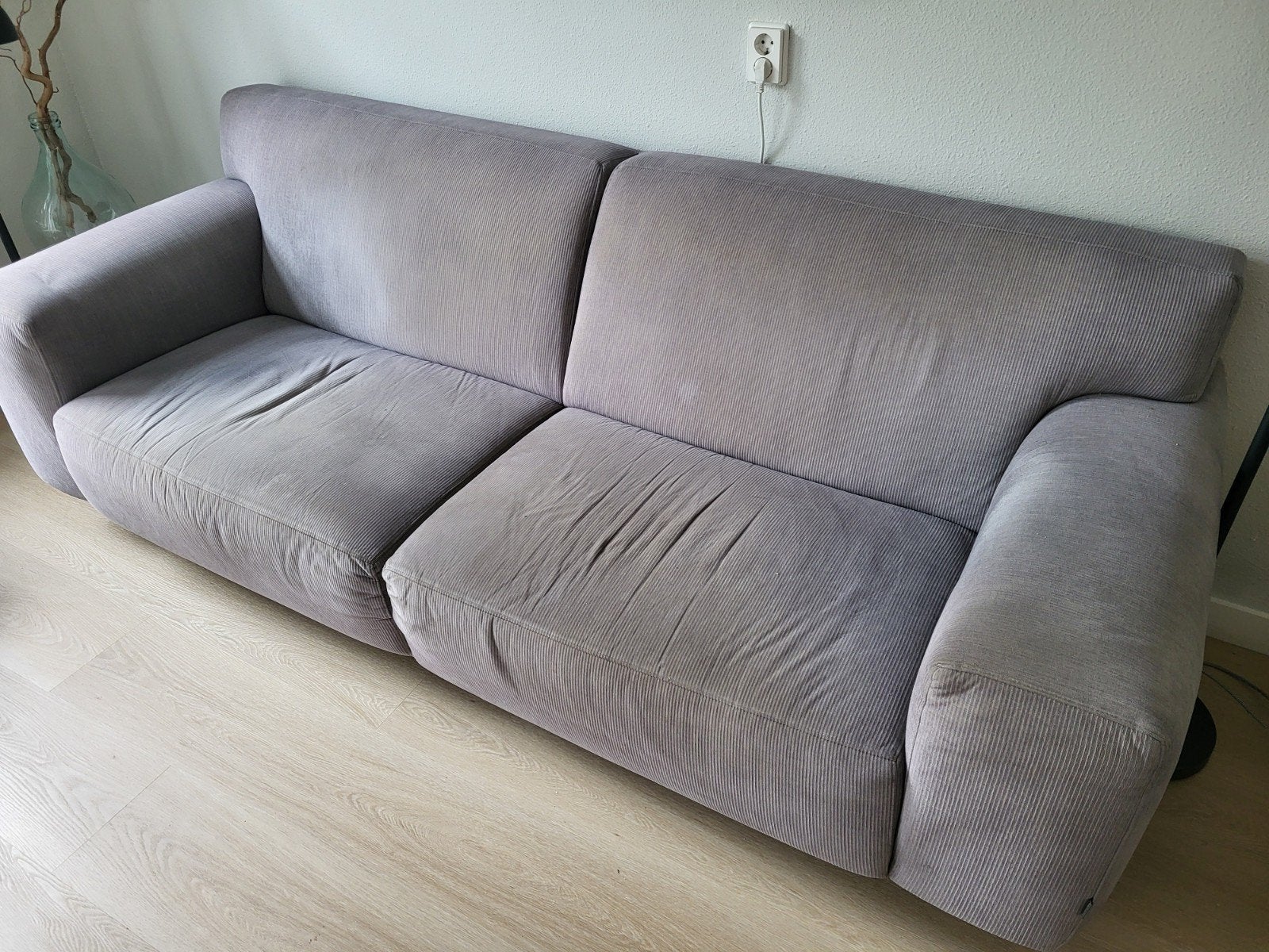 Aangeboden. 3- en 2.5-zits bank - Gebruikt, Ophalen, Gebruikt, 75 tot 100 cm, Rechte bank