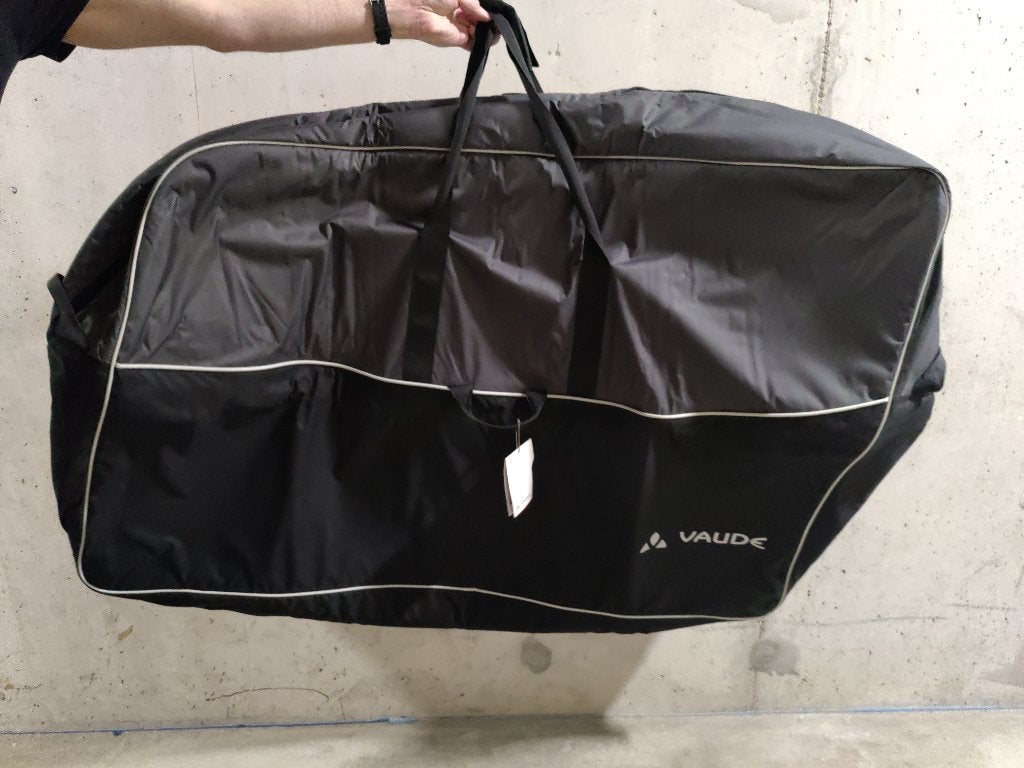 Vaude Bike Bag Pro / fietskoffer voor racefiets, Fietsen en Brommers, Aluminium, Zo goed als nieuw, Meer dan 20 versnellingen