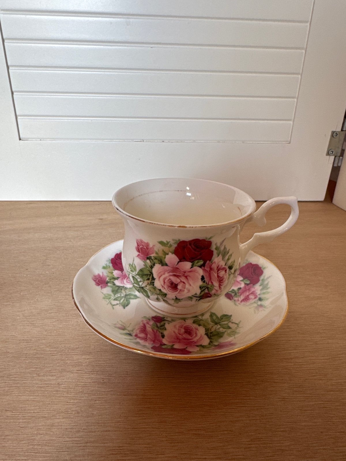 Royal London Collection Theekop en Schotel - Rozenmotief, Ophalen of Verzenden