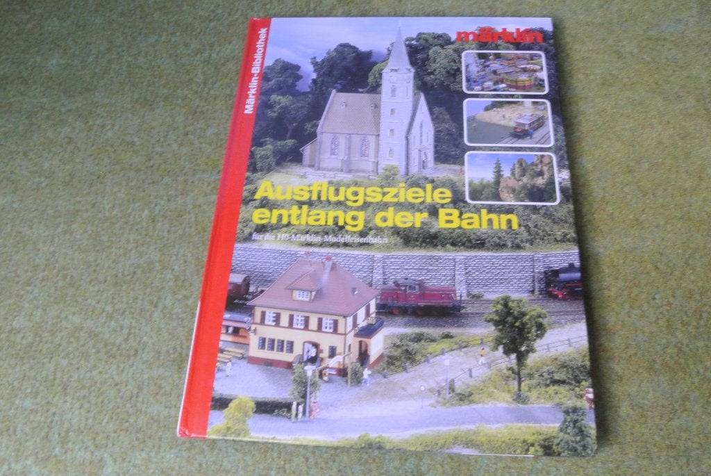 Ausflugsziele entlang der Bahn,  Märklin Bibliothek, Wisselstroom, Zo goed als nieuw, Märklin, Boek, Tijdschrift of Catalogus