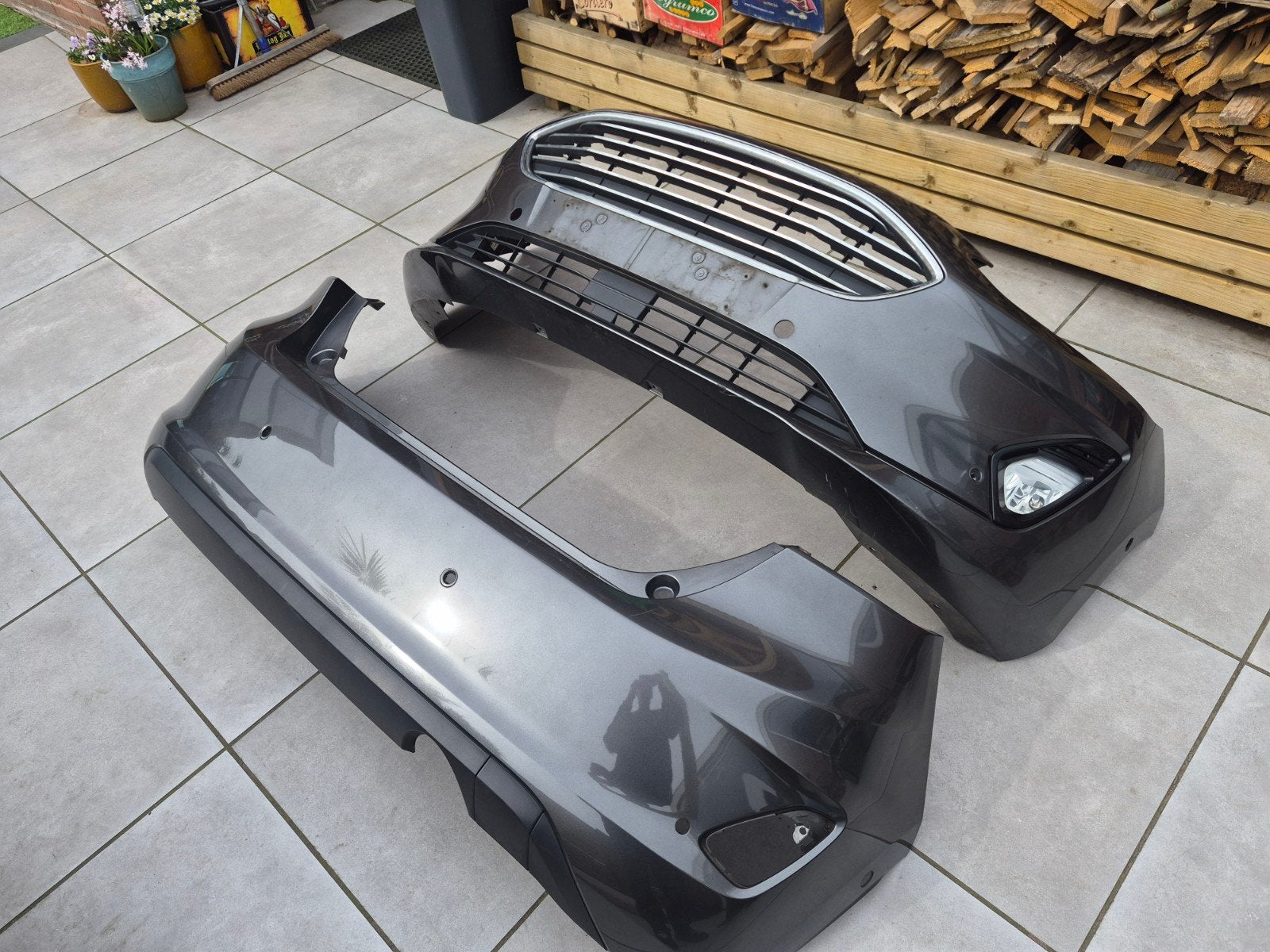 Voorbumper, achterbumper, dakspoiler Ford Fiesta mk8, Ophalen, Ford, Bumper