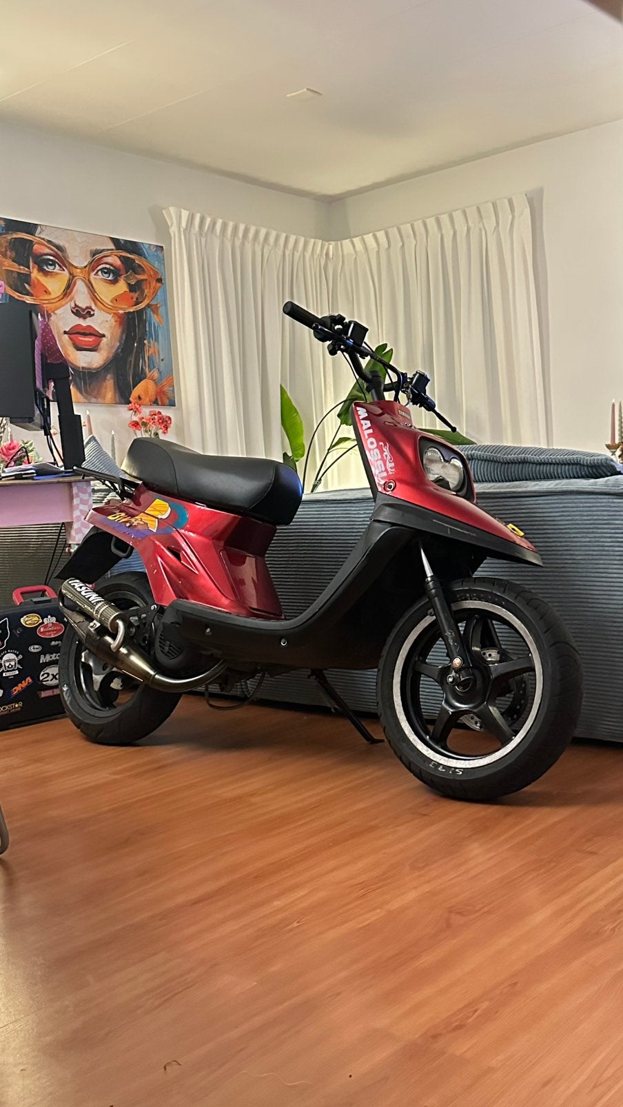 Yamaha bws Mbk booster 70cc dubbel disc, Ophalen, Zo goed als nieuw, Tweetakt, Overige modellen