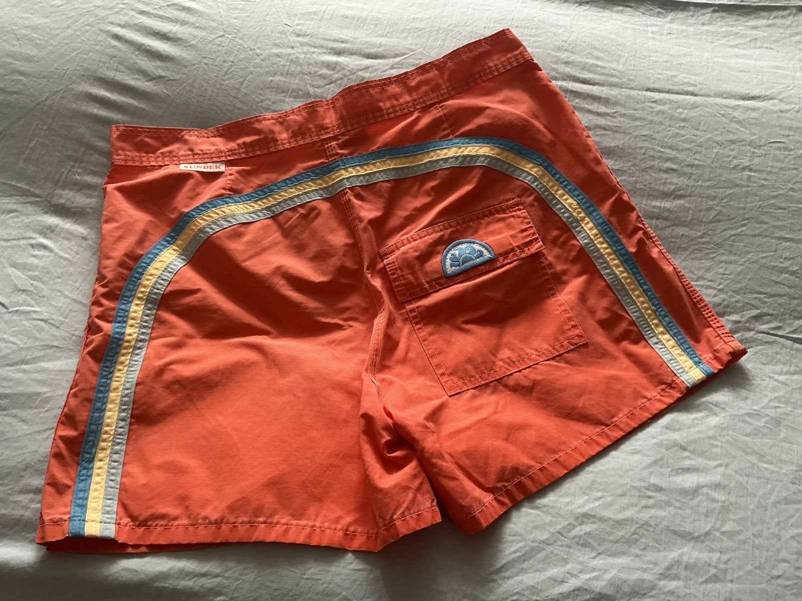 SUNDEK Oranje Heren Zwemshort * Maat M (32) licht oranje, Ophalen of Verzenden, Oranje