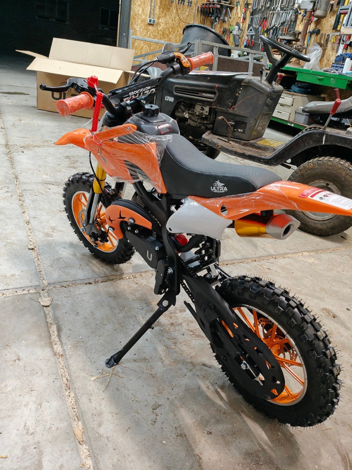 Nieuwe Ultra Motocross Dirtbike - Oranje/Zwart, Ophalen, Nieuw