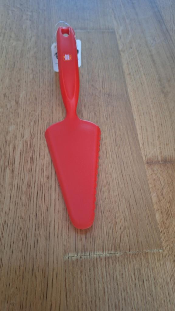 Rode taartschep - Nieuw, Overige typen, Kunststof, Nieuw, Ophalen of Verzenden