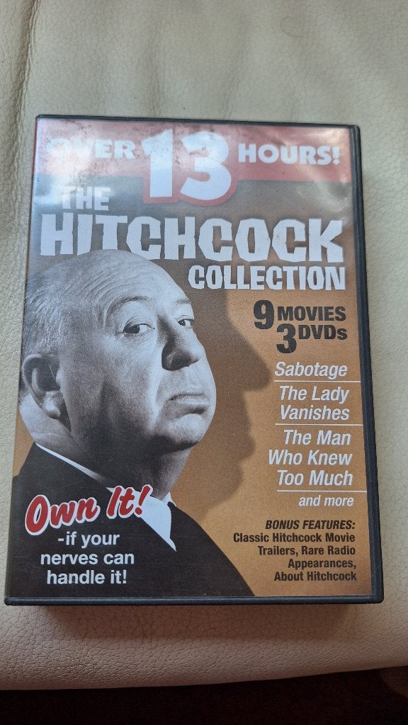 Hitchcock collection, Cd's en Dvd's, Alle leeftijden, Ophalen of Verzenden, Zo goed als nieuw, Actie en Avontuur