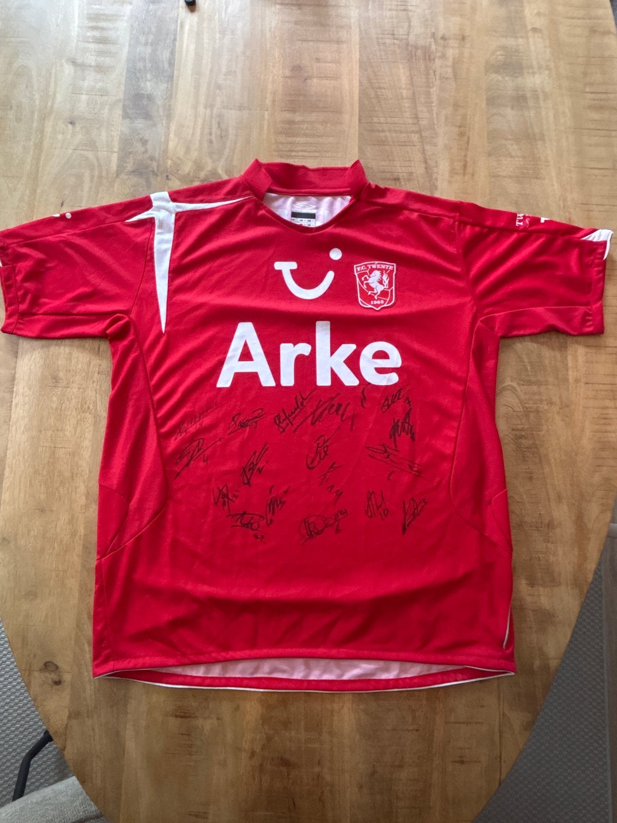 FC Twente shirt 2006-2007 met handtekeningen van de selectie, Ophalen of Verzenden, Zo goed als nieuw, F.C. Twente, Shirt