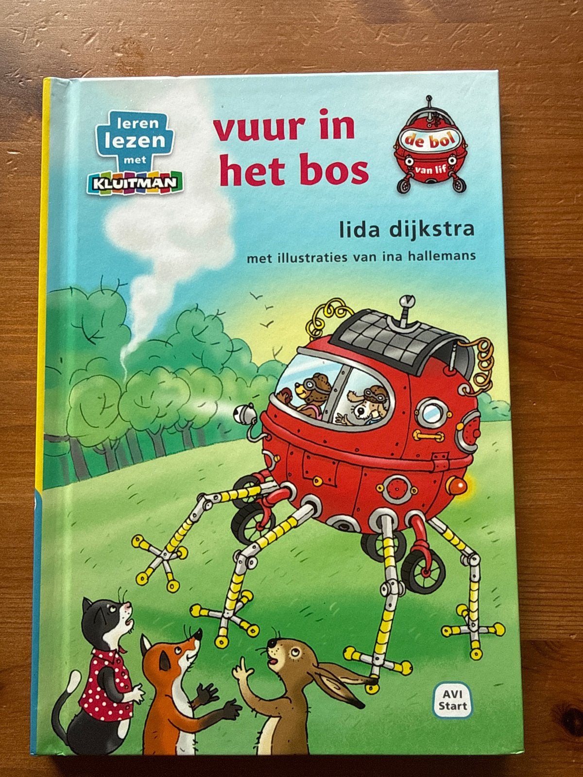 Vuur in het bos - Leren lezen met Kluitman, Boeken, Ophalen, Zo goed als nieuw, Fictie algemeen