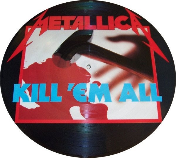 Metallica – Kill 'Em All Picture Disc, Cd's en Dvd's, Vinyl | Hardrock en Metal, Ophalen of Verzenden, Zo goed als nieuw