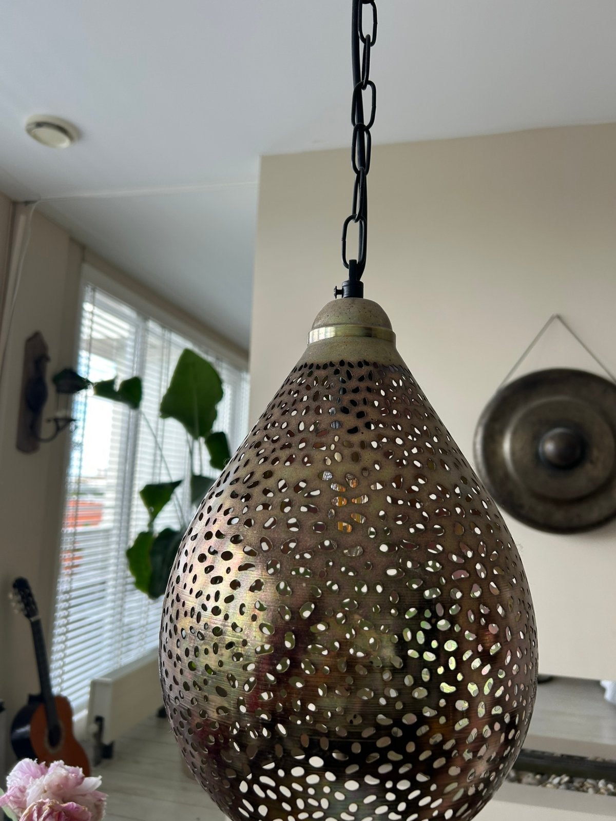 2 hanglampen mediteriaans Marokkaans, Huis en Inrichting, Lampen | Hanglampen, Ophalen of Verzenden, Zo goed als nieuw, Minder dan 50 cm