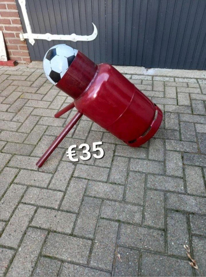 te koop carbidbus, Ophalen