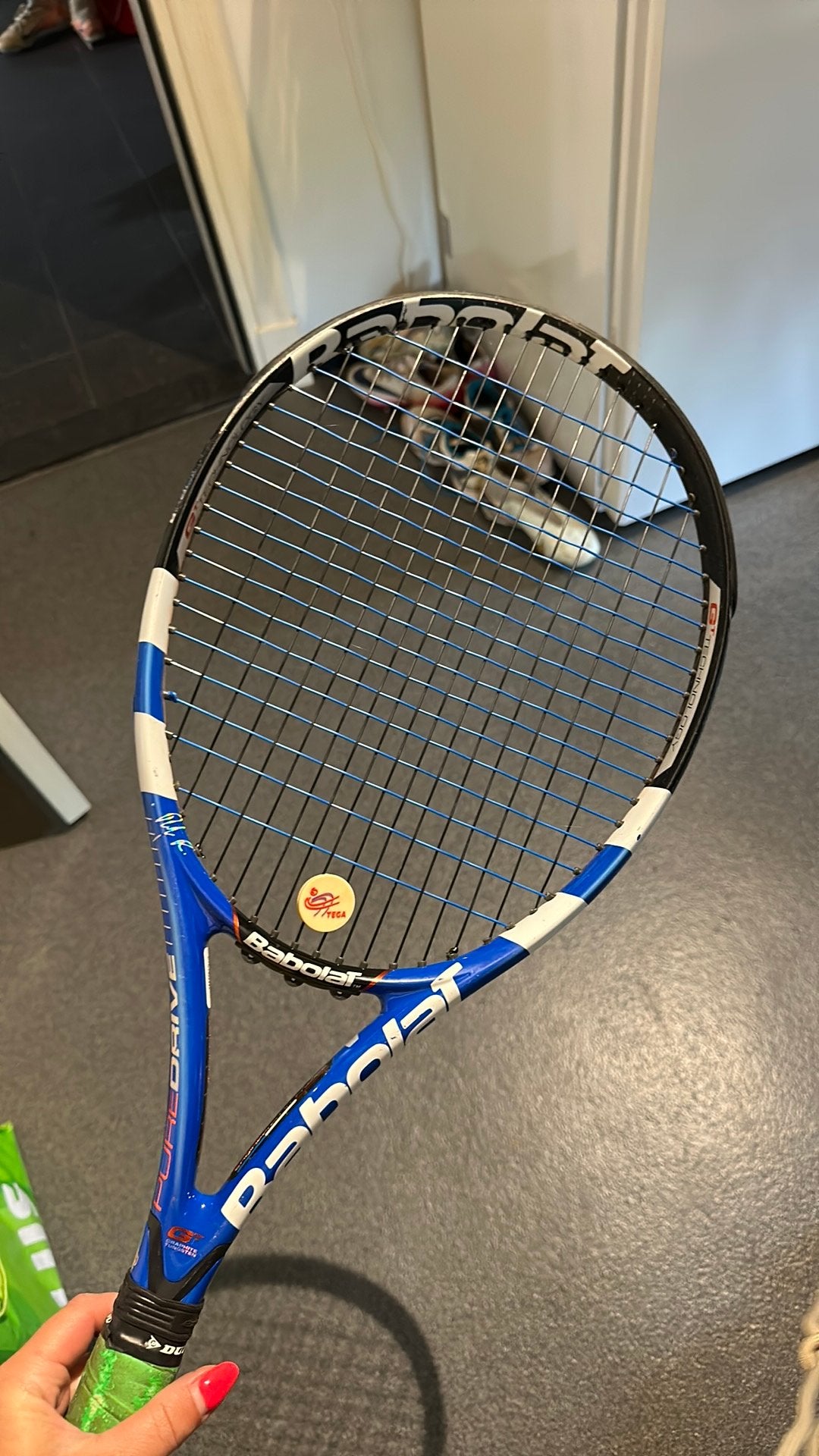 Tennis racket babolat pure drive, Ophalen, L1, Zo goed als nieuw, Racket