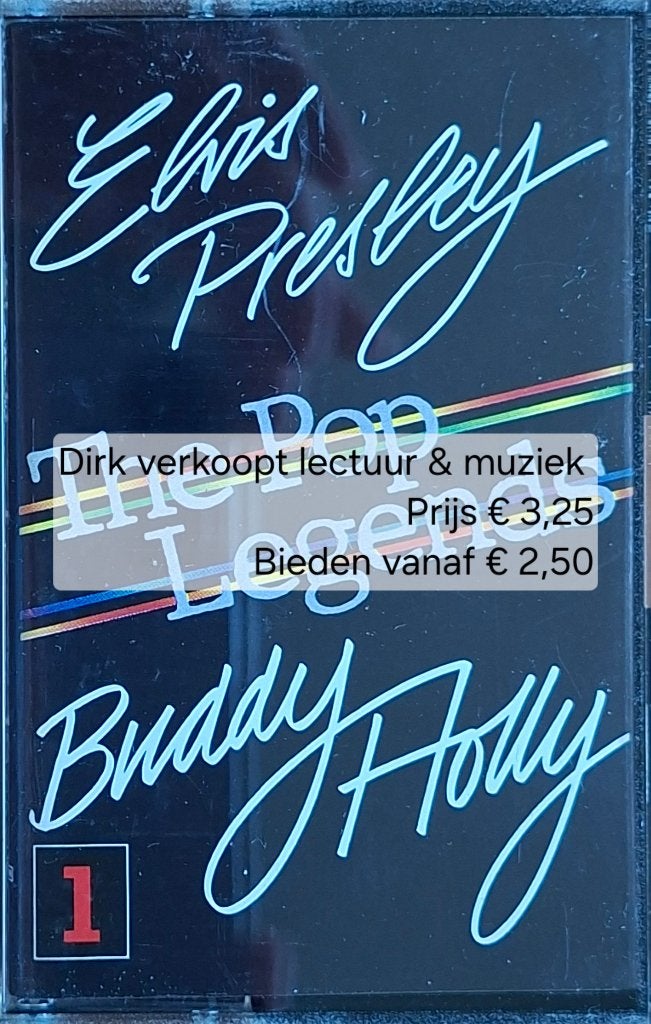 The Pop Legends nr 1; Elvis Presley & Buddy Holly (NL), Cd's en Dvd's, 1 bandje, Ophalen of Verzenden, Zo goed als nieuw, Origineel
