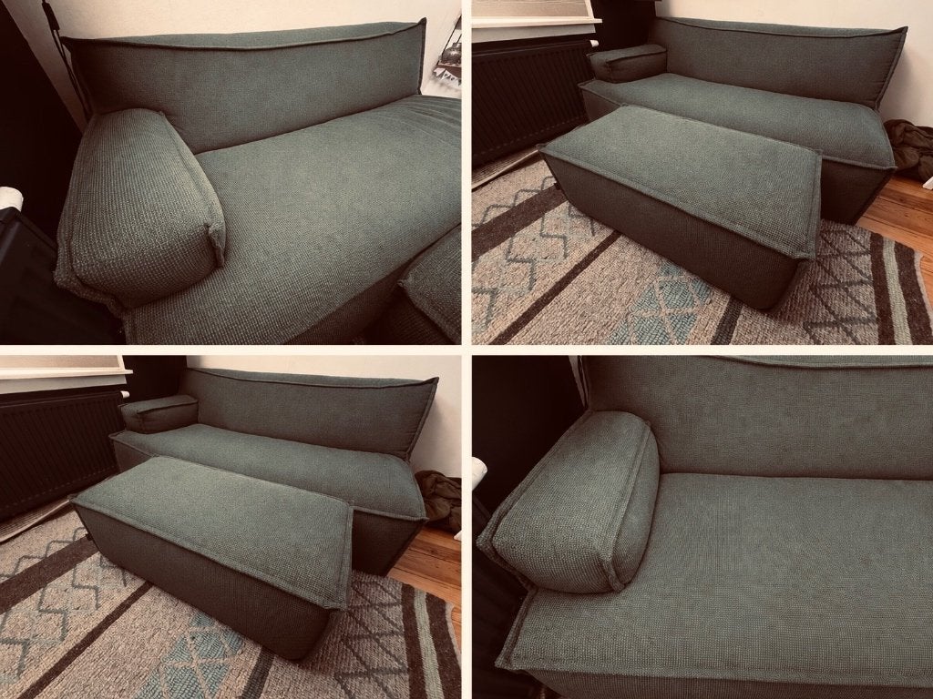 Bank en hocker trendhopper, Ophalen, Gebruikt, 100 tot 125 cm, 150 tot 200 cm