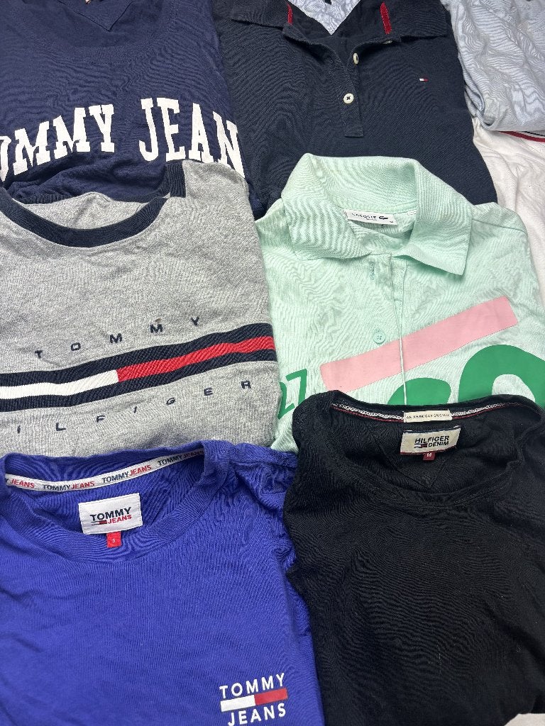 Partij Lacoste & Tommy Hilfiger dames T-shirts, Maat 38/40 (M), Overige kleuren, Nieuw, Ophalen of Verzenden