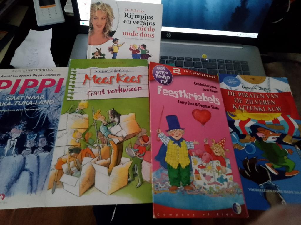 4x luisterboek mees kees  feestk  rijmpjes de piraten, Ophalen