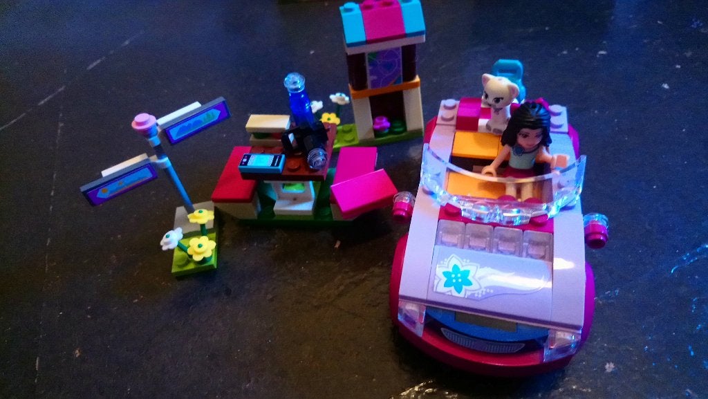 lego 41013 - Emma's sports car, Lego, Friends, Ophalen of Verzenden, Complete set