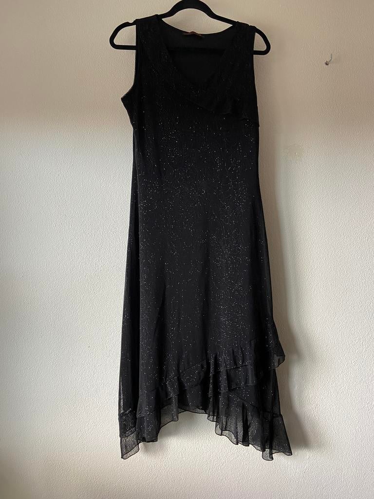 Glitter jurk, Kleding | Dames, Maat 38/40 (M), Zwart, Ophalen of Verzenden, Onbekend