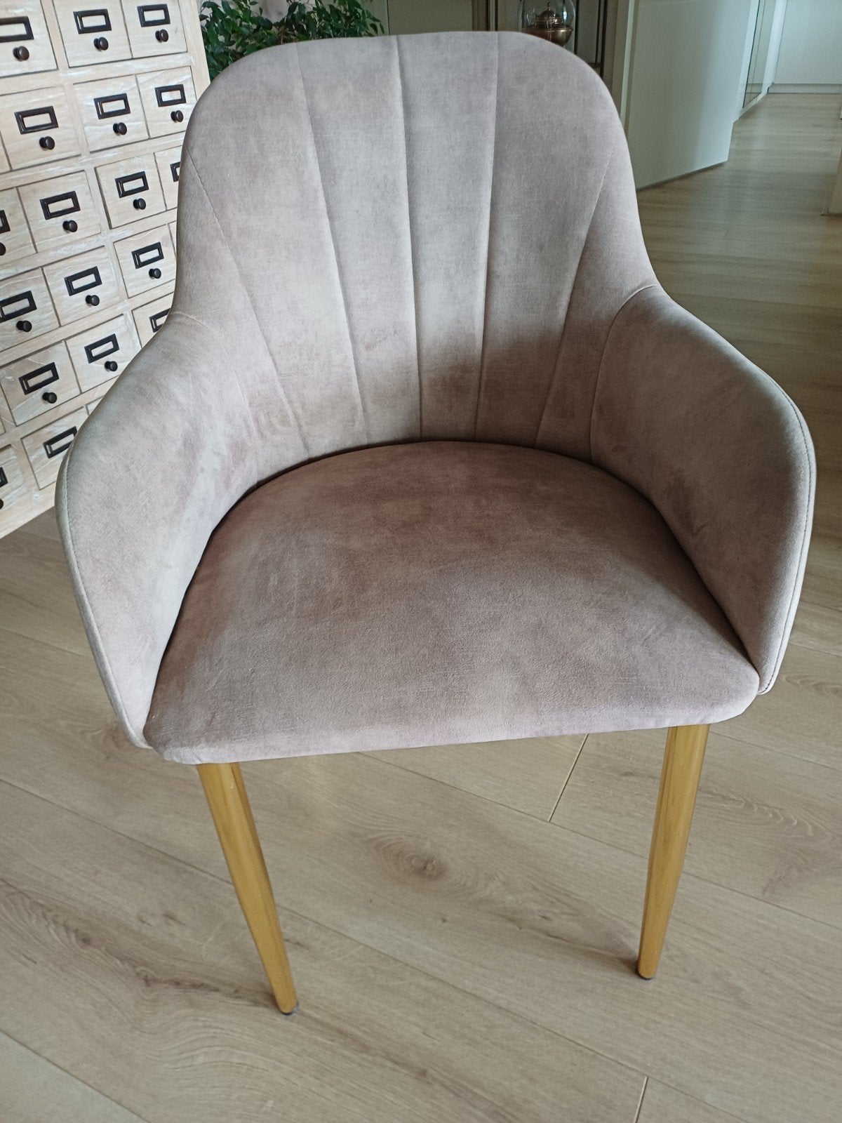 4 eetkamerstoel en 2 barstoelen, Huis en Inrichting, Stoelen, Ophalen, Stof, Hotel chique