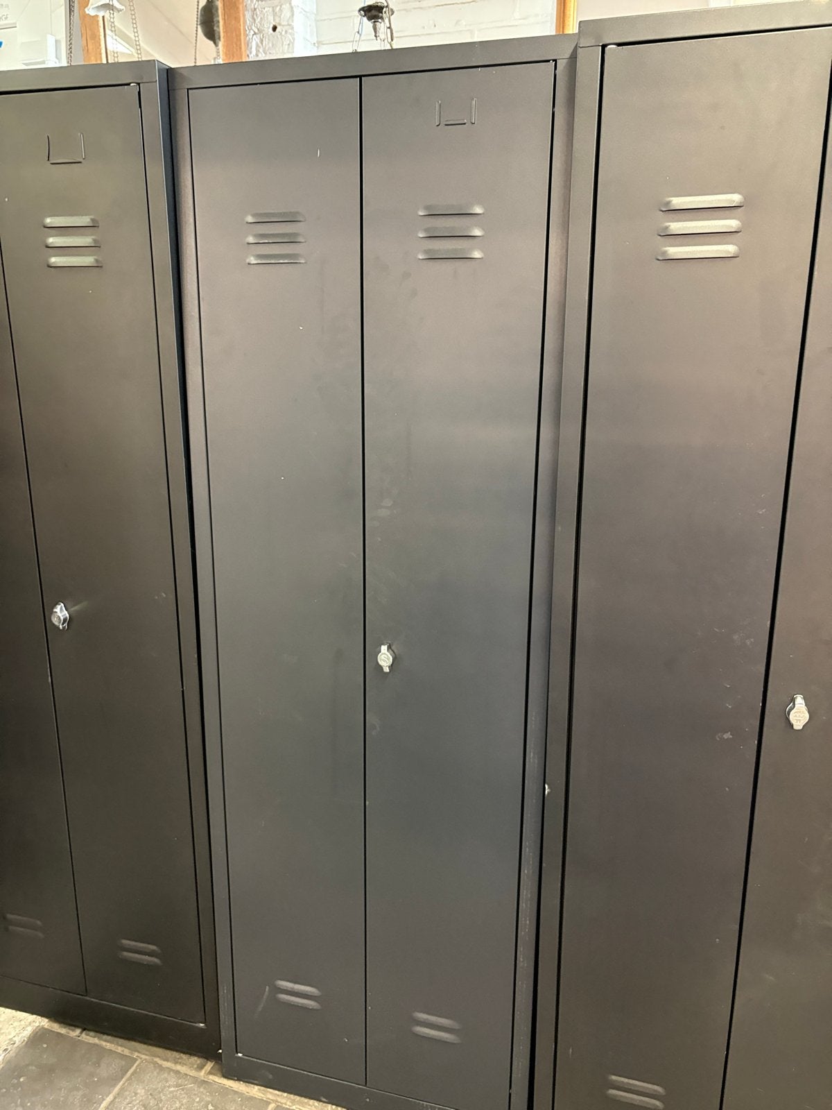 Metalen Lockerkast - Zwart - 180x60x59 cm, Ophalen, Gebruikt