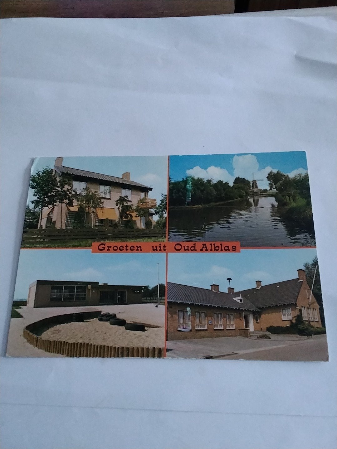 Ansichtkaart Groeten uit Oud Alblas - Diverse Zichten, Ophalen of Verzenden