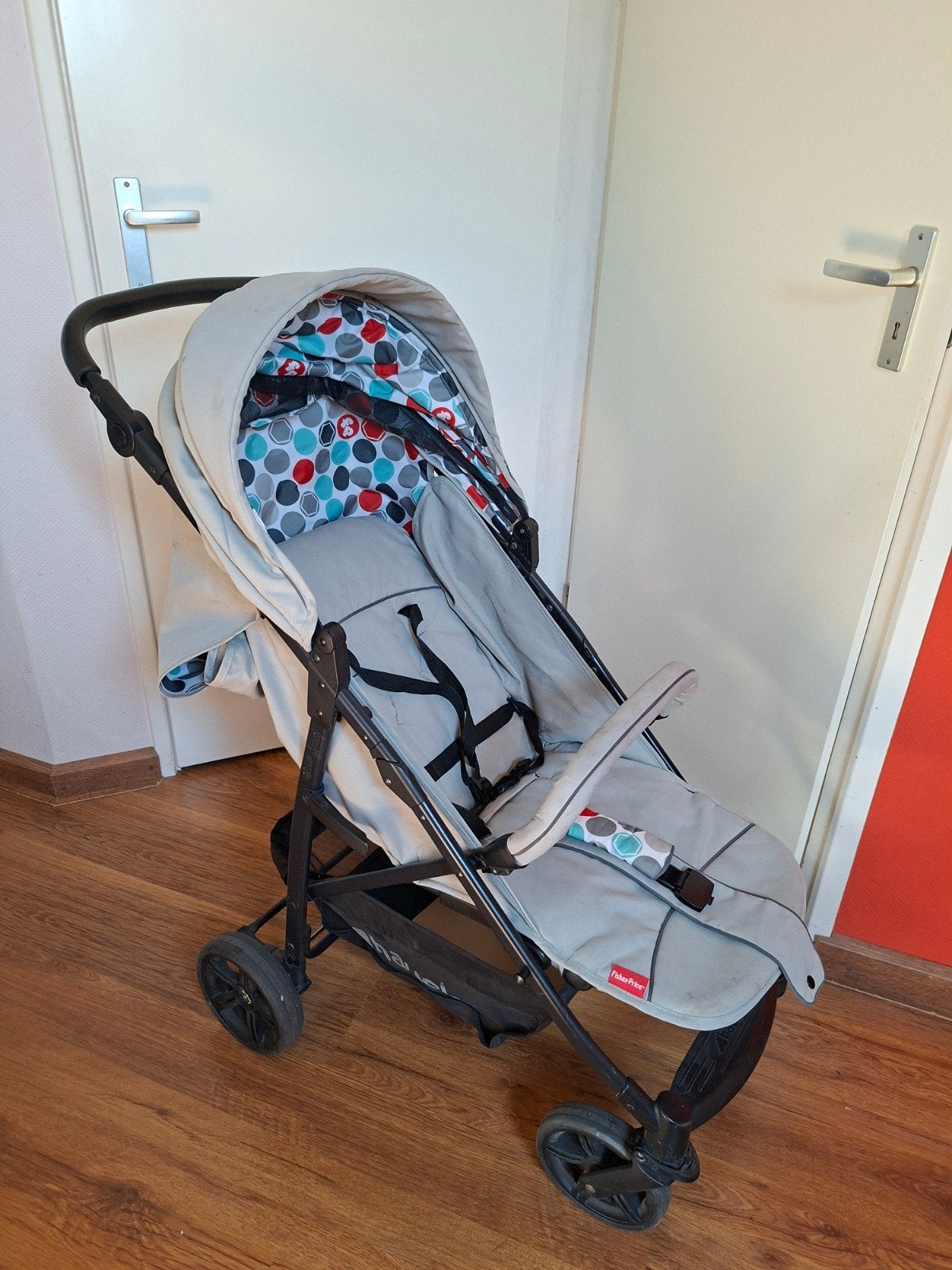 Hauck buggy met slaapzak en regenhoes, Ophalen, Gebruikt, Overige merken, Zonnekap