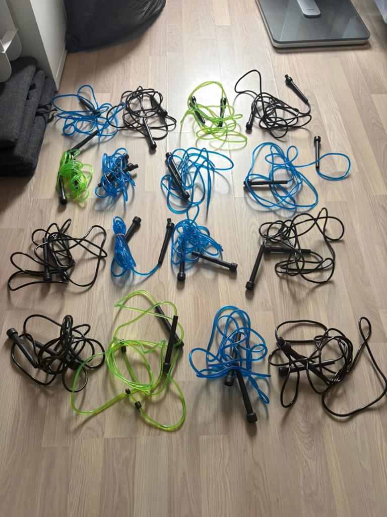 12x Nieuw Tunturi Speed Springtouw, Ophalen, Sport-springtouw, Nieuw
