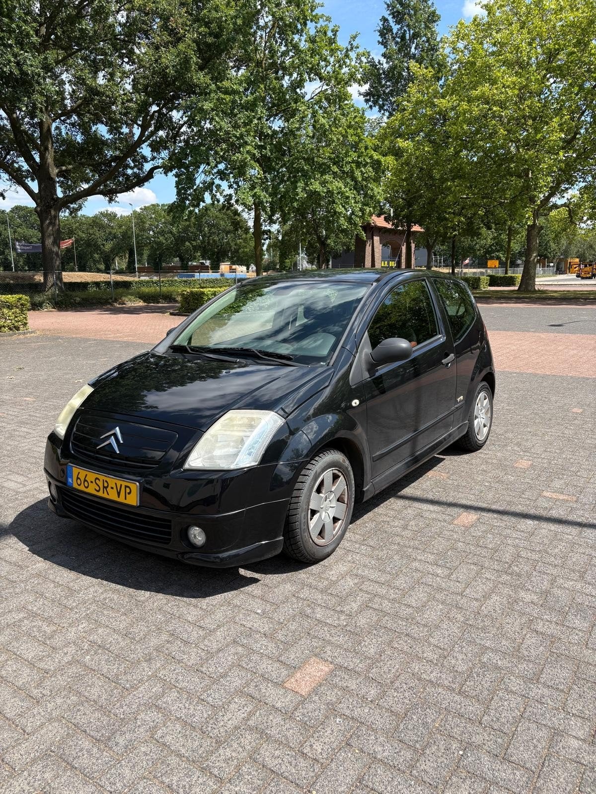 Citroën C2 1.1 I 2006 Zwart, Voorwielaandrijving, 4 cilinders, 4 stoelen, Zwart