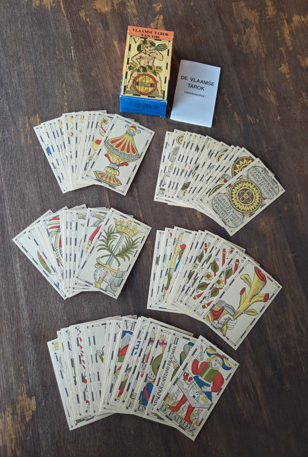 Vintage Tarot: De Vlaamse Tarok van 1780 (Carta Mundi, 1984), Ophalen of Verzenden, Zo goed als nieuw, Tarot of Kaarten leggen