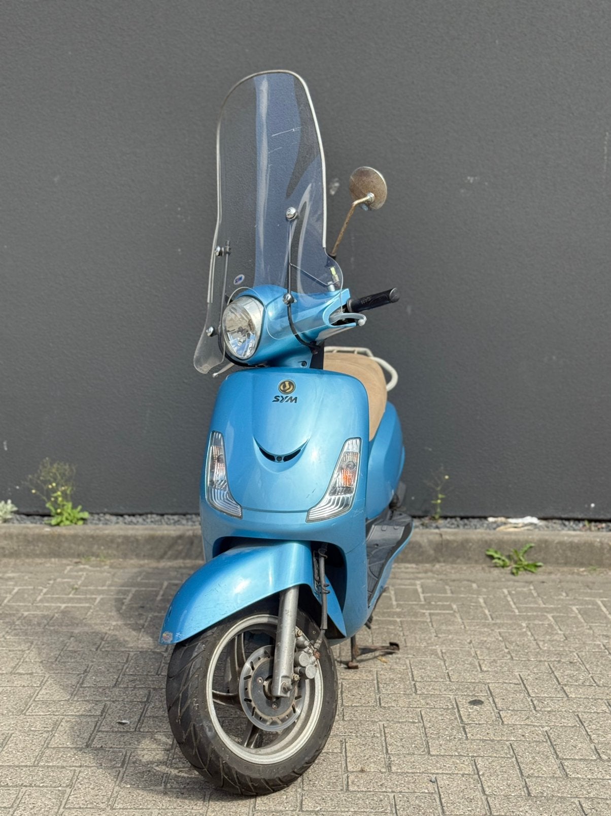 Sym Fiddle 2 II Brom 4t 1e Eigenaar super netjes!, Ophalen, Maximaal 45 km/u, Zo goed als nieuw, Benzine