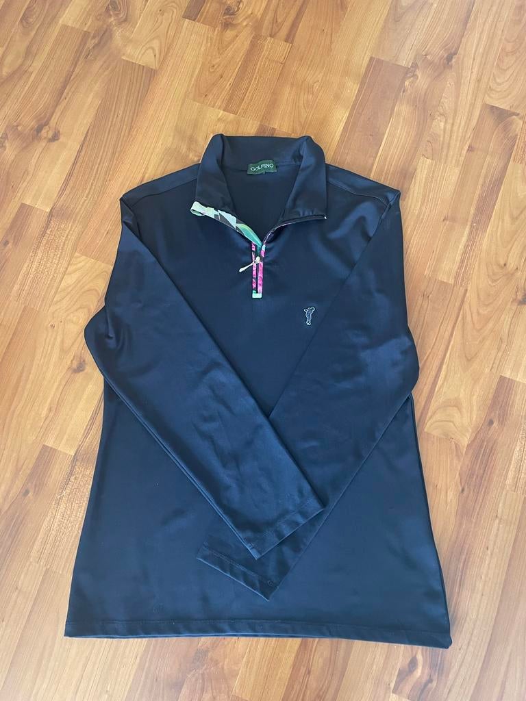 Golfino Golf Polo Lange Mouw - donkerblauw, Ophalen of Verzenden, Gebruikt, Kleding, Overige merken