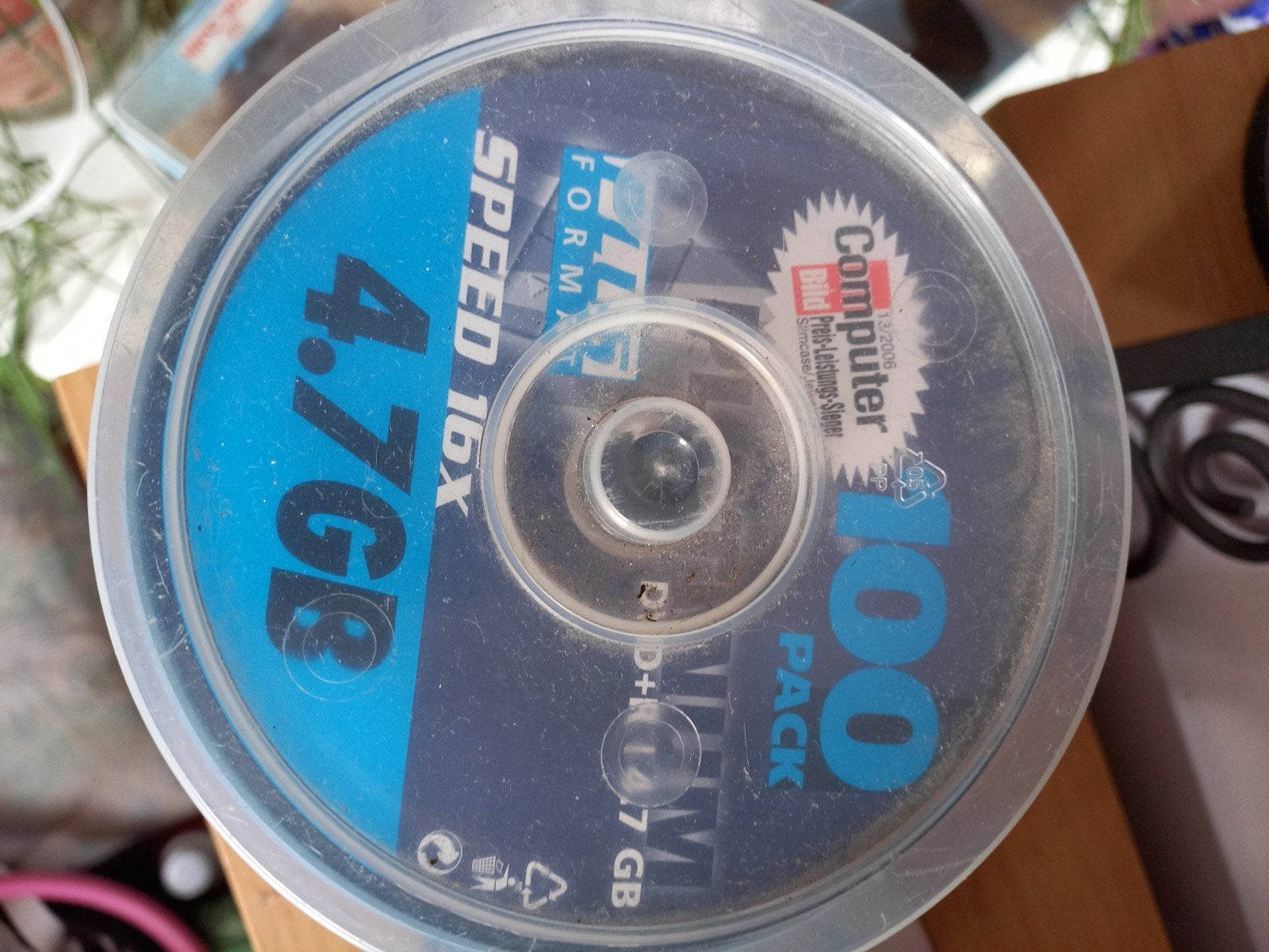 Platinum DVD+R 4.7GB 16x - 100 stuks op spindel, Computers en Software, Beschrijfbare discs, Ophalen, Nieuw, Dvd, Op spindel