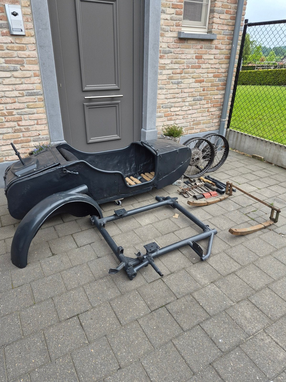 Steib Wehrmacht Krad B2 zijspan BMWR12 - Zundapp KS, Ophalen, Duitsland