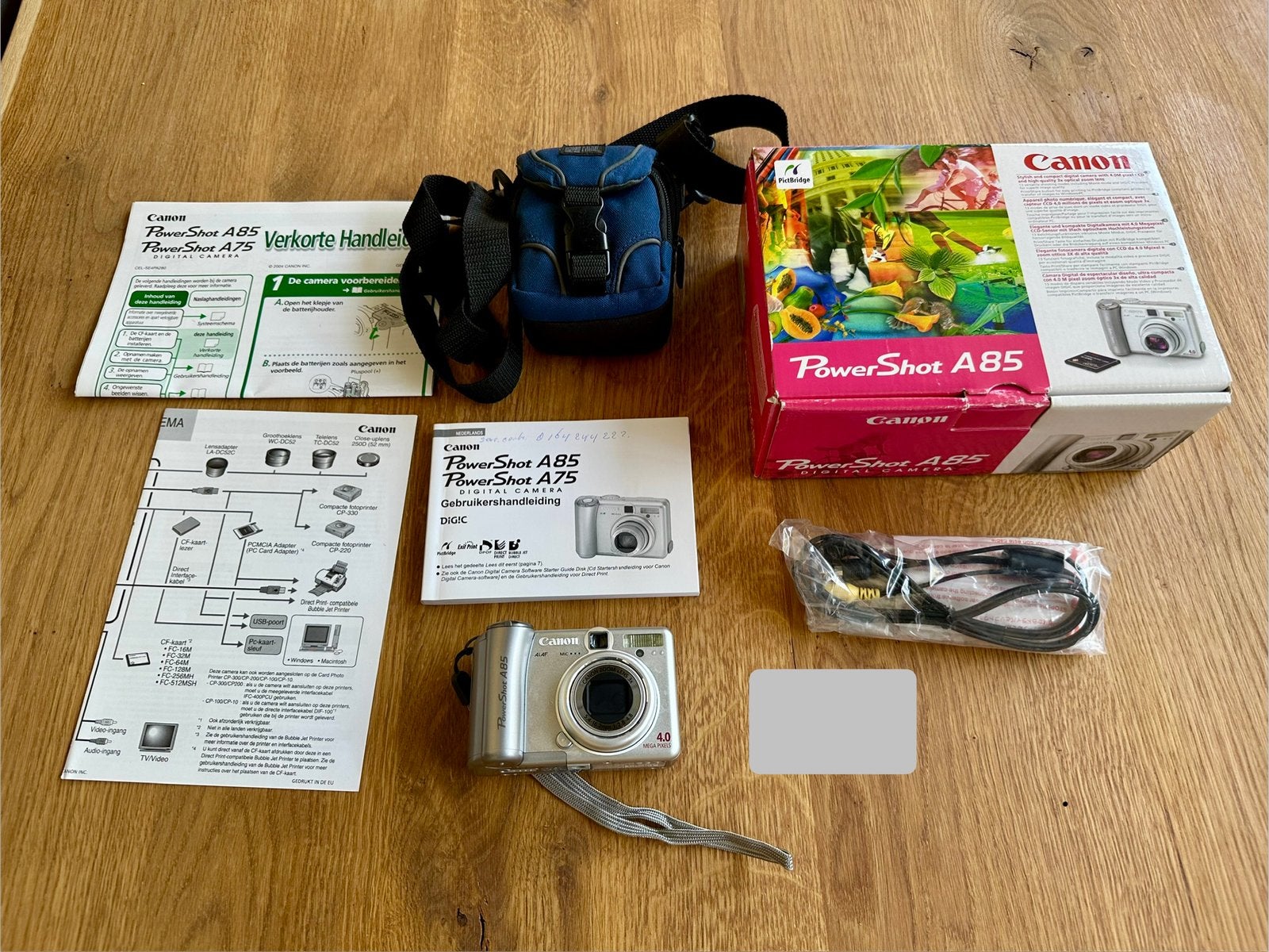 Canon Powershot A85 4.0 megapixel in doos, Ophalen, Zo goed als nieuw