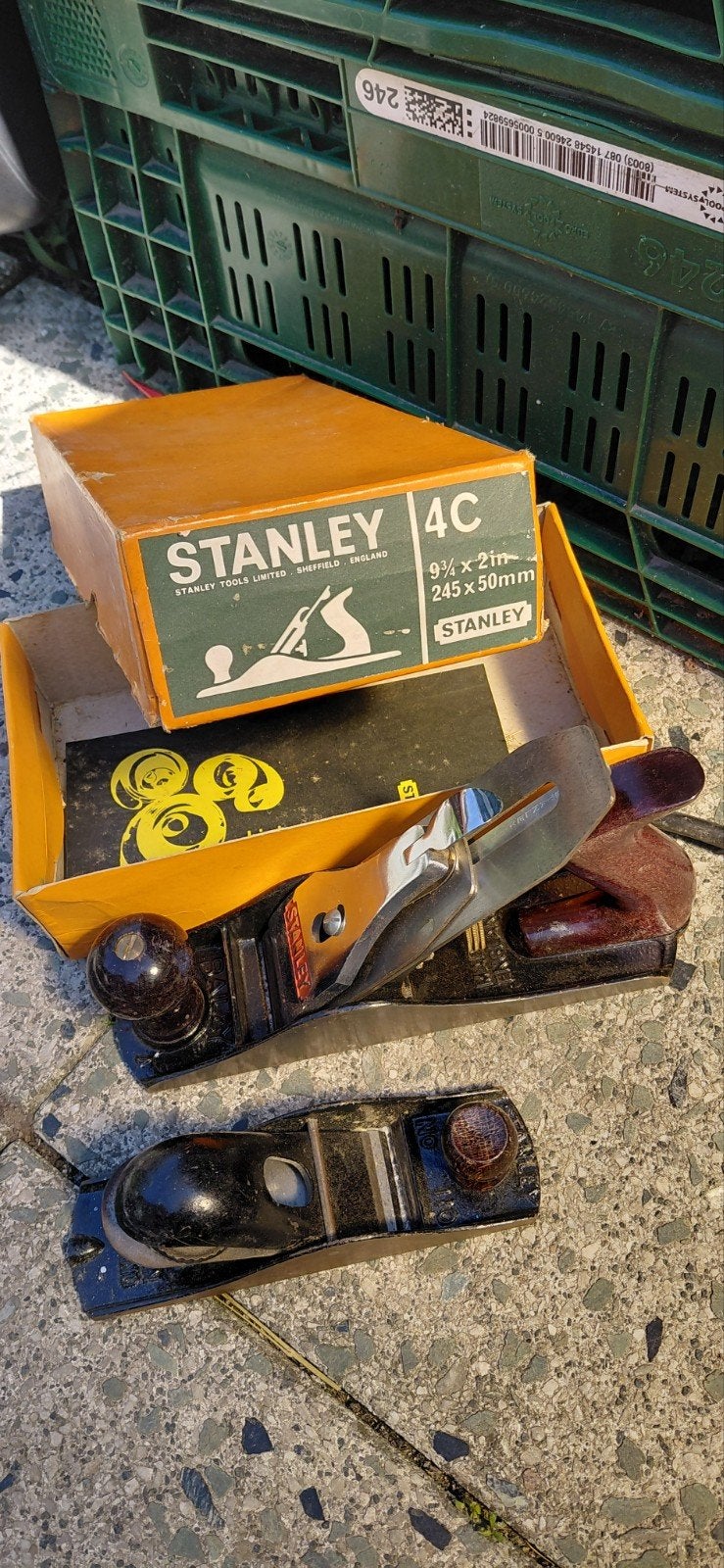 Vintage Stanley Schaaf 4C en Stanley No. 110, Ophalen of Verzenden