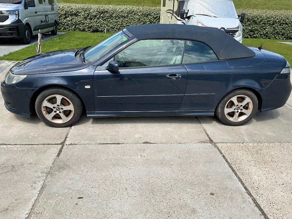 Saab 9-3 1.9 TID Cabrio 2008 Blauw, Auto's, Saab, Voorwielaandrijving, 4 cilinders, Cabriolet, Particulier