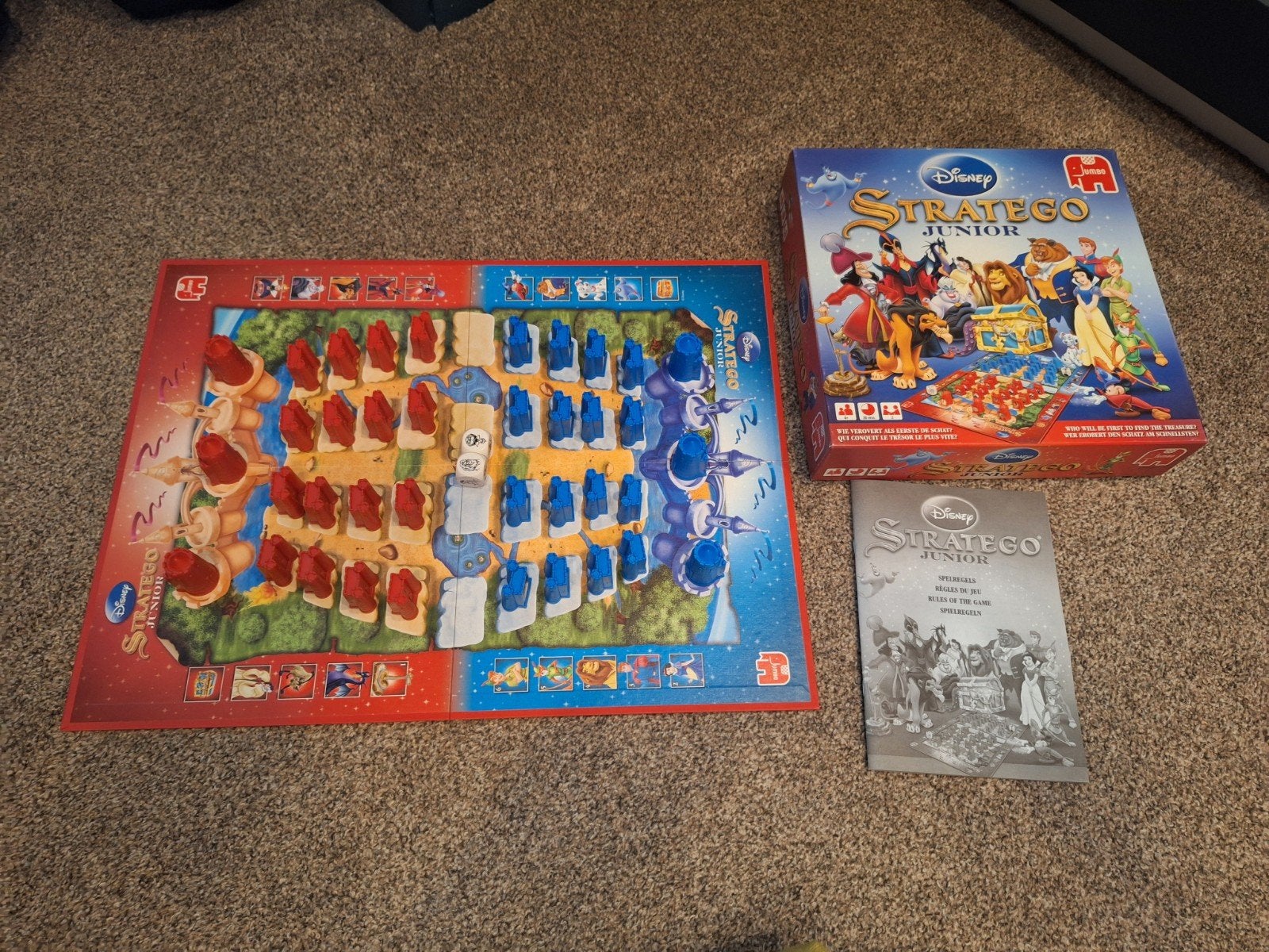 Stratego Junior Disney Editie - Compleet Gezelschapsspel, Een of twee spelers, Ophalen of Verzenden, Zo goed als nieuw, Jumbo