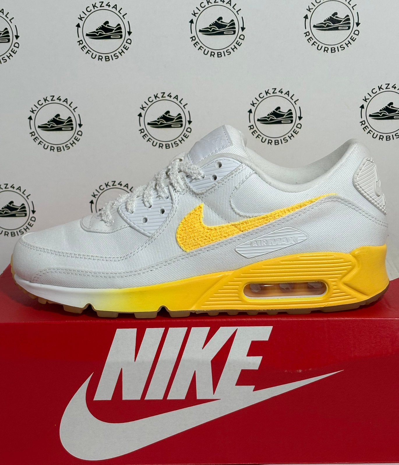 Nike Air Max 90 ‘Citrus Pulse’ Maat 41, Kleding | Dames, Wit, Ophalen of Verzenden, Nike, Nike