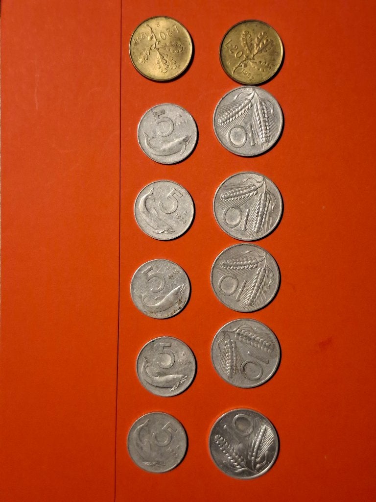 munten italie, Ophalen of Verzenden, Italië